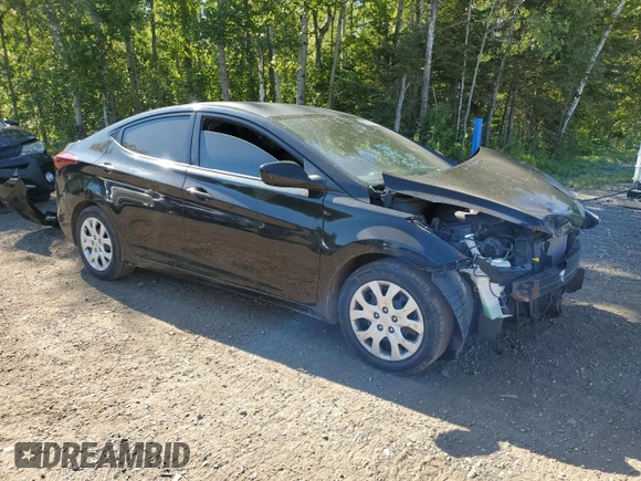 2015 Hyundai Elantra SE with VIN 5NPDH4AE4FH598813, listed as a Copart auction lot 65006625 with 161,770 mi miles and Salvage title. Bid and sale history available at DreamBid. Image 4.
