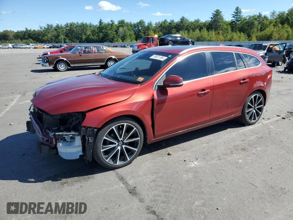 2017 Volvo V60 Premier with VIN YV140MEK9H1368695, listed as a Copart auction lot 69921384 with 99,724 mi miles and Salvage Title. Bid and sale history available at carsss.com. Image 1.
