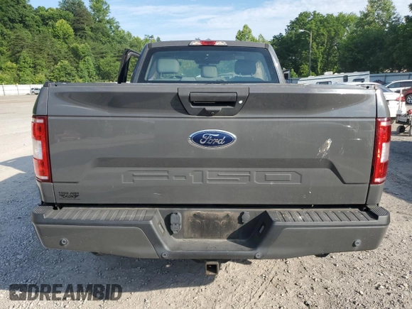 2018 Ford F-150 XL with VIN 1FTMF1EB6JFC99427, listed as a Copart auction lot 59762874 with 44,549 mi miles and Salvage Title. Bid and sale history available at carsss.com. Image 6.