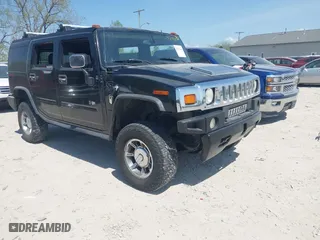 2005 Hummer H2 SUV with VIN 5GRGN23U25H128791, listed as a IAAI auction lot 42115436 with 286,818 mi miles. Bid and sale history available at carsss.com. Image 1.