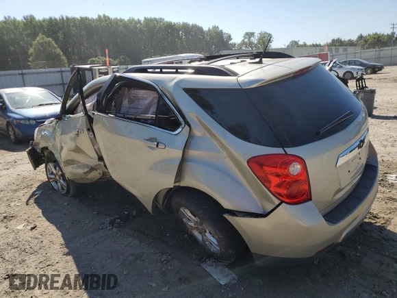2013 Chevrolet Equinox LT with VIN 2GNALDEK3D6158818, listed as a Copart auction lot 66487303 with Not Provided miles and Salvage Title. Bid and sale history available at DreamBid. Image 2.