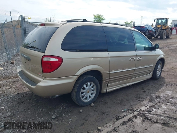 2001 Chrysler Town & Country LXi with VIN 2C8GP54L81R374793, listed as a IAAI auction lot 42150259 with 134,591 mi miles and . Bid and sale history available at DreamBid. Image 4.