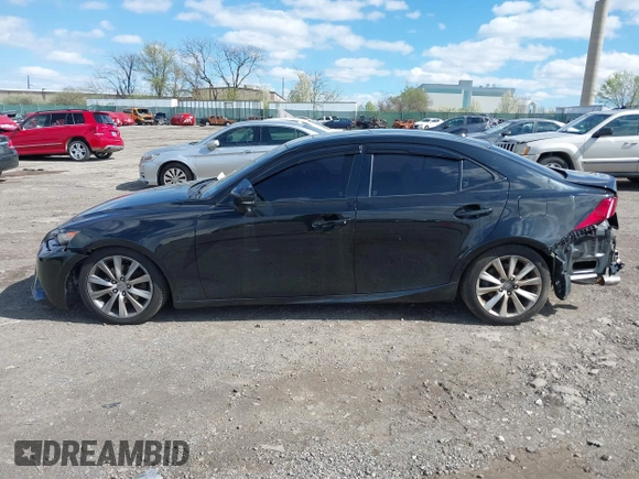 2014 Lexus IS 250 with VIN JTHCF1D20E5013076, listed as a IAAI auction lot 41987993 with 116,173 mi miles and . Bid and sale history available at DreamBid. Image 14.
