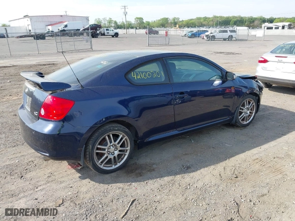 2007 Scion tC Spec with VIN JTKDE177770186408, listed as a IAAI auction lot 42100201 with 219,506 mi miles. Bid and sale history available at carsss.com. Image 4.