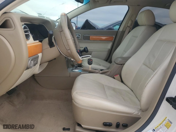 2008 Lincoln MKZ with VIN 3LNHM28T58R607827, listed as a Copart auction lot 82749594 with 48,261 mi miles and Salvage Title. Bid and sale history available at carsss.com. Image 7.
