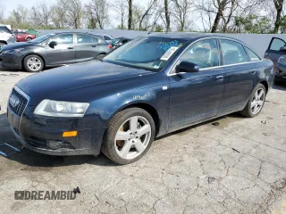 2008 Audi A6 with VIN WAUDH74F18N131497, listed as a Copart auction lot 50398155 with 134,473 mi miles and Salvage Title. Bid and sale history available at carsss.com. Image 1.