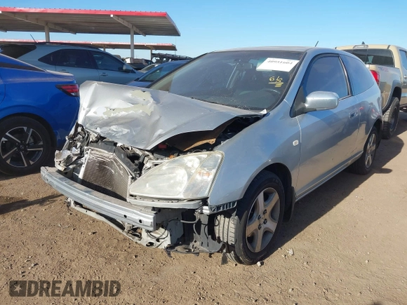 2002 Honda Civic Si with VIN SHHEP33522U304783, listed as a IAAI auction lot 40951604 with 201,101 mi miles and . Bid and sale history available at DreamBid. Image 2.