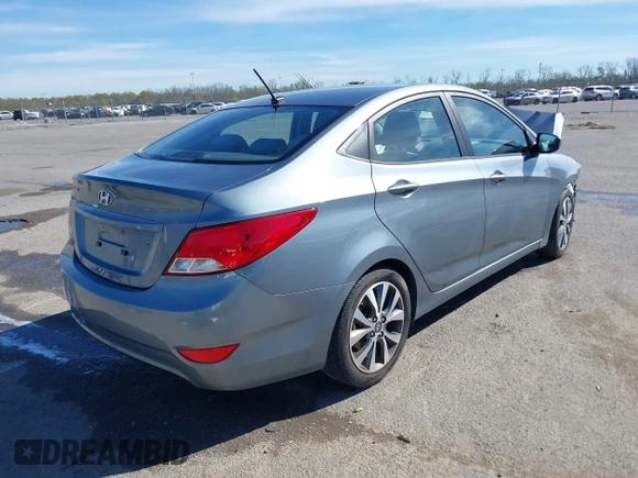 2017 Hyundai Accent SE with VIN KMHCT4AE3HU373698, listed as a IAAI auction lot 41817336 with 1 mi miles. Bid and sale history available at carsss.com. Image 4.