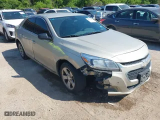 2015 Chevrolet Malibu LS with VIN 1G11B5SL3FF338722, listed as a IAAI auction lot 42043104 with 162,098 mi miles. Bid and sale history available at carsss.com. Image 1.