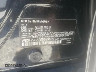 2014 BMW M5 z VIN WBSFV9C52ED593005, wystawiony jako Copart lot #49054395 z przebiegiem 71 213 mil mil oraz Szkoda całkowita • Salvage title. Historia ofert i sprzedaży dostępna na DreamBid. Obrazek 12.