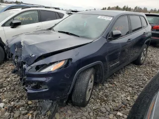2015 Jeep Cherokee Sport with VIN 1C4PJLAB7FW516360, listed as a Copart auction lot 45187415 with 154,695 mi miles and Clean Title. Bid and sale history available at carsss.com. Image 1.