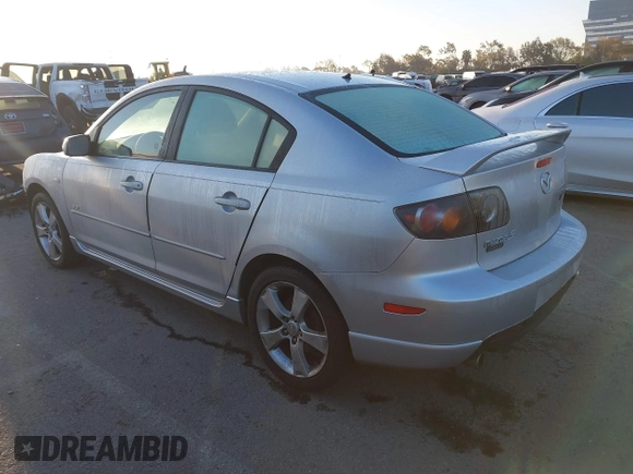 2005 Mazda 3 s with VIN JM1BK323X51247345, listed as a IAAI auction lot 41761337 with 156,060 mi miles. Bid and sale history available at carsss.com. Image 3.