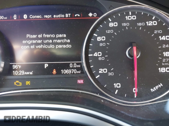2016 Audi A6 Premium Plus z VIN WAUGFAFC0GN122291, wystawiony jako IAAI lot #42212208 z przebiegiem 106 970 mil mil oraz . Historia ofert i sprzedaży dostępna na DreamBid. Obrazek 7.
