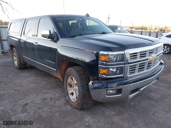 2015 Chevrolet Silverado 1500 LTZ with VIN 3GCUKSEC2FG291714, listed as a IAAI auction lot 41240086 with 169,395 mi miles. Bid and sale history available at carsss.com. Image 1.