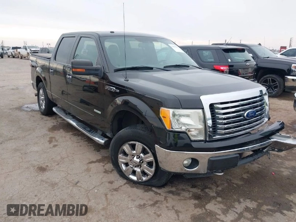 2011 Ford F-150 XLT with VIN 1FTFW1ET8BFB33994, listed as a IAAI auction lot 41601905 with 93,075 mi miles. Bid and sale history available at carsss.com. Image 1.