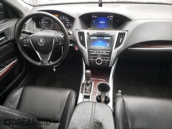 2017 Acura TLX with VIN 19UUB1F33HA009981, listed as a Copart auction lot 48927265 with 172,711 mi miles and Salvage Title. Bid and sale history available at carsss.com. Image 8.