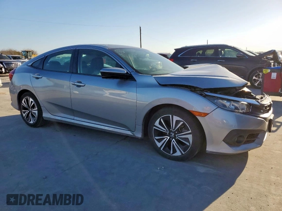2017 Honda Civic Sedan EX-L with VIN 19XFC1F70HE022594, listed as a Copart auction lot 48467295 with 99,160 mi miles and Salvage Title. Bid and sale history available at carsss.com. Image 4.