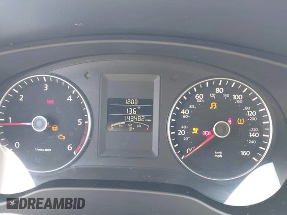 2014 Volkswagen Jetta TDI w/Premium with VIN 3VW3L7AJ6EM420044, listed as a IAAI auction lot 42569620 with 143,482 mi miles and . Bid and sale history available at DreamBid. Image 7.
