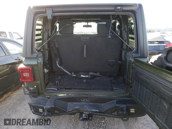 2021 Jeep Wrangler Sport S with VIN 1C4HJXAG6MW557583, listed as a Copart auction lot 88603685 with 28,325 mi miles and Salvage Title. Bid and sale history available at DreamBid. Image 6.