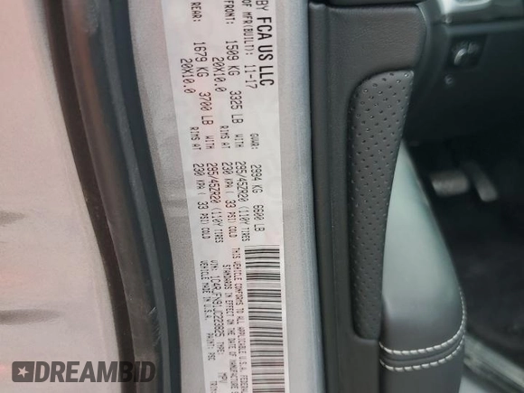 2018 Jeep Grand Cherokee Trackhawk with VIN 1C4RJFN91JC223825, listed as a Copart auction lot 58011465 with 83,177 mi miles and Salvage title. Bid and sale history available at DreamBid. Image 13.