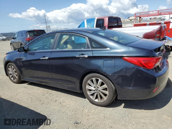 2014 Hyundai Sonata SE with VIN 5NPEC4AC7EH822687, listed as a Copart auction lot 51841415 with 200,427 mi miles and Salvage Title. Bid and sale history available at DreamBid. Image 2.
