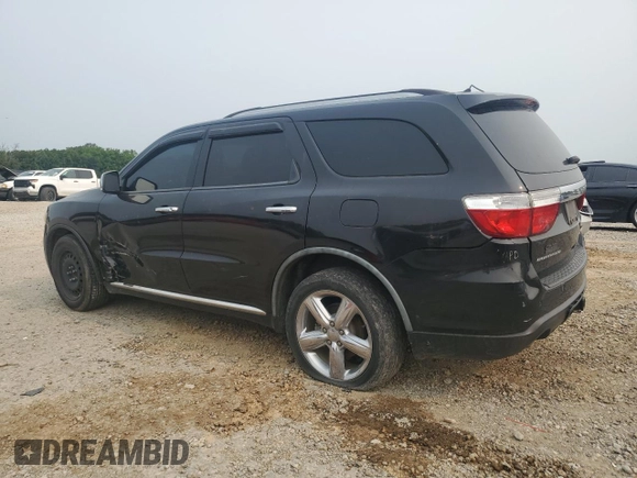 2011 Dodge Durango Citadel with VIN 1D4SD5GT5BC613570, listed as a Copart auction lot 59104185 with 169,620 mi miles and Clean title. Bid and sale history available at DreamBid. Image 2.