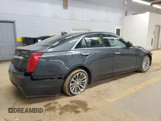 2018 Cadillac CTS Luxury AWD with VIN 1G6AX5SS2J0113495, listed as a Copart auction lot 41609245 with 51,701 mi miles and Salvage Title. Bid and sale history available at DreamBid. Image 3.