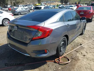 2019 Honda Civic Sedan LX with VIN 19XFC2F67KE204183, listed as a IAAI auction lot 41654678 with 107,306 mi miles. Bid and sale history available at carsss.com. Image 4.