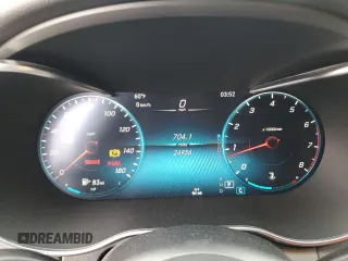 2021 Mercedes-Benz C 300 with VIN W1KWF8DB9MR650682, listed as a Copart auction lot 48050195 with 24,956 mi miles and Salvage title. Bid and sale history available at DreamBid. Image 9.