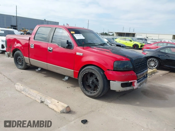 2005 Ford F-150 XLT with VIN 1FTRW12W35KE95996, listed as a IAAI auction lot 41576391 with 279,994 mi miles. Bid and sale history available at carsss.com. Image 1.