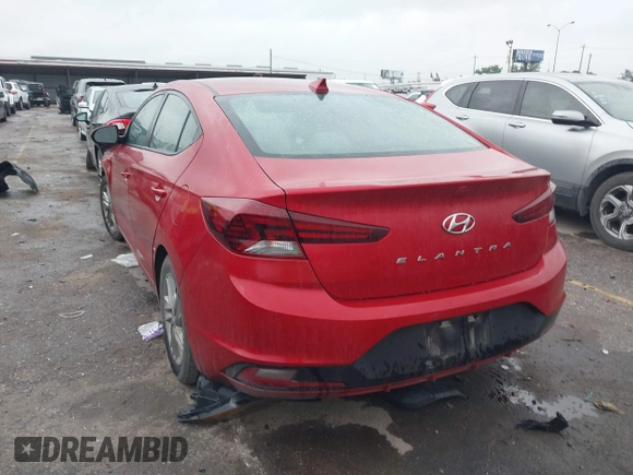 2020 Hyundai Elantra SEL with VIN 5NPD84LF9LH632424, listed as a IAAI auction lot 42099519 with 111,077 mi miles and . Bid and sale history available at DreamBid. Image 3.