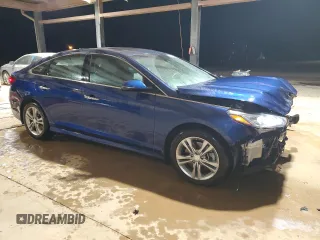 2018 Hyundai Sonata Sport Plus with VIN 5NPE34AF8JH674974, listed as a Copart auction lot 83859474 with 77,026 mi miles and Salvage Title. Bid and sale history available at DreamBid. Image 4.
