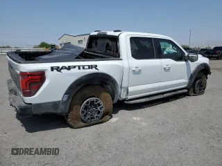 2024 Ford F-150 Raptor with VIN 1FTFW1RJ6RFA64547, listed as a Copart auction lot 64700194 with Not Provided miles and Salvage Title. Bid and sale history available at DreamBid. Image 3.