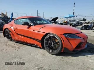 2024 Toyota Supra 3.0 with VIN WZ1DB0G09RW062378, listed as a Copart auction lot 63225635 with Not provided miles and Salvage title. Bid and sale history available at DreamBid. Image 4.