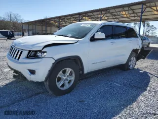 2014 Jeep Grand Cherokee Laredo with VIN 1C4RJEAGXEC137126, listed as a Copart auction lot 46509155 with 143,260 mi miles and Salvage Title. Bid and sale history available at carsss.com. Image 1.