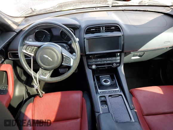 2019 Jaguar F-Pace 25t R-Sport with VIN SADCL2FX4KA609565, listed as a Copart auction lot 74627184 with Not Provided miles and Non Repairable. Bid and sale history available at DreamBid. Image 8.