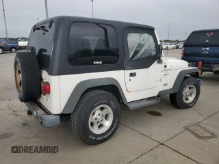 1997 Jeep Wrangler Sport with VIN 1J4FY19S9VP430180, listed as a Copart auction lot 74774704 with 0 mi miles and Salvage Title. Bid and sale history available at carsss.com. Image 3.