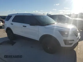2016 Ford Utility Police Interceptor with VIN 1FM5K8AR9GGA12267, listed as a Copart auction lot 84457244 with 181,440 mi miles and Clean Title. Bid and sale history available at carsss.com. Image 4.