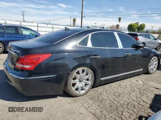 2012 Hyundai Equus Signature z VIN KMHGH4JH7CU045352, wystawiony jako Copart lot #50093055 z przebiegiem 157 338 mil mil oraz Tytuł czysty. Historia ofert i sprzedaży dostępna na DreamBid. Obrazek 3.