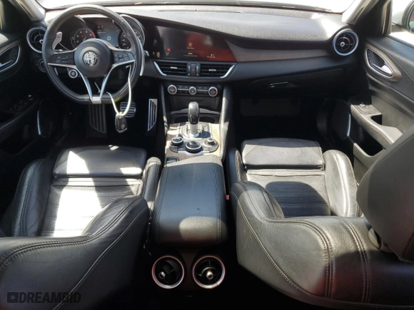 2017 Alfa Romeo Giulia Ti with VIN ZARFAECN4H7562648, listed as a Copart auction lot 73799534 with 56,783 mi miles and Salvage Title. Bid and sale history available at carsss.com. Image 8.