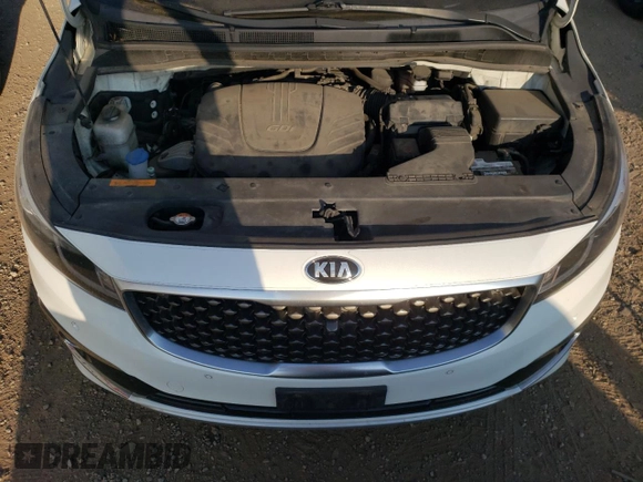 2016 Kia Sedona SX-L with VIN KNDME5C16G6132479, listed as a Copart auction lot 66781744 with 116,663 mi miles and Salvage Title. Bid and sale history available at carsss.com. Image 12.