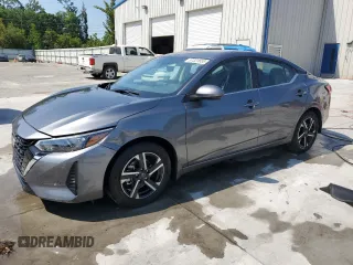 2024 Nissan Sentra SV z VIN 3N1AB8CV0RY309588, wystawiony jako Copart lot #57331855 z przebiegiem 3 650 mil mil oraz Szkoda całkowita • Salvage title. Historia ofert i sprzedaży dostępna na DreamBid. Obrazek 1.