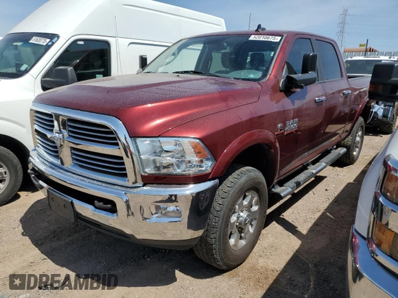 2018 Ram 2500 Big Horn with VIN 3C6UR5DL5JG217475, listed as a Copart auction lot 52010675 with 55,431 mi miles and Salvage title. Bid and sale history available at DreamBid. Image 1.