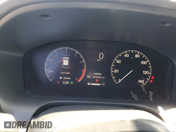 2024 Honda HR-V Sport with VIN 3CZRZ2H59RM752924, listed as a Copart auction lot 56989815 with 13,747 mi miles and Salvage title. Bid and sale history available at DreamBid. Image 9.