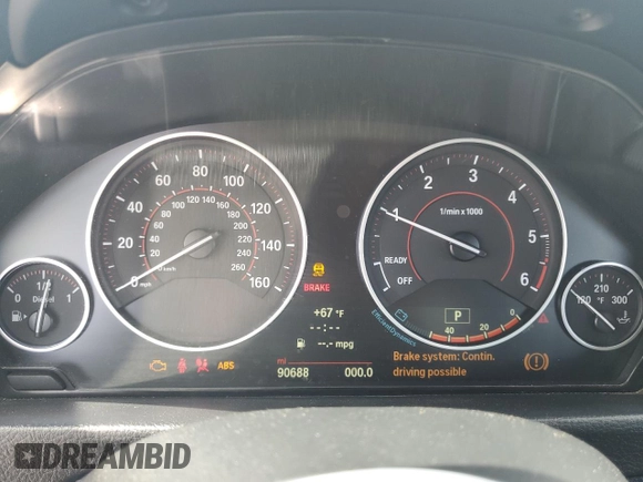 2014 BMW 3 Series 328d xDrive с VIN WBA3D5C5XEKX96724, выставлен на аукционе Copart как лот 58524375 с пробегом 90 688 миль миль и Списание • Salvage title. История ставок и продаж доступна на DreamBid. Изображение 9.