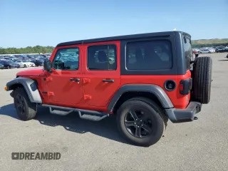 2022 Jeep Wrangler Unlimited Sport Altitude with VIN 1C4HJXDN4NW150373, listed as a Copart auction lot 62180925 with 39,308 mi miles and Salvage title. Bid and sale history available at DreamBid. Image 2.