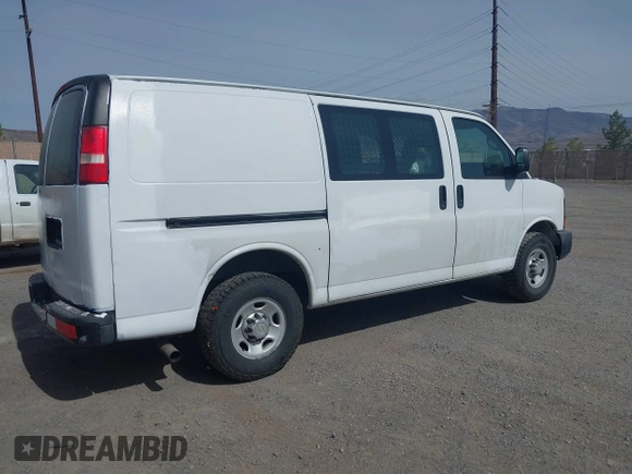 2012 Chevrolet Express Cargo Van with VIN 1GCWGFCA3C1193871, listed as a IAAI auction lot 42098096 with 227,331 mi miles. Bid and sale history available at carsss.com. Image 4.