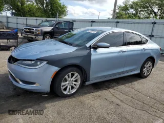 2015 Chrysler 200 Limited with VIN 1C3CCCABXFN714756, listed as a Copart auction lot 55330605 with 173,841 mi miles and Salvage Title. Bid and sale history available at DreamBid. Image 1.