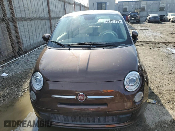 2014 FIAT 500 Pop with VIN 3C3CFFAR8ET259975, listed as a Copart auction lot 42727735 with 84,804 mi miles and Clean Title. Bid and sale history available at carsss.com. Image 5.