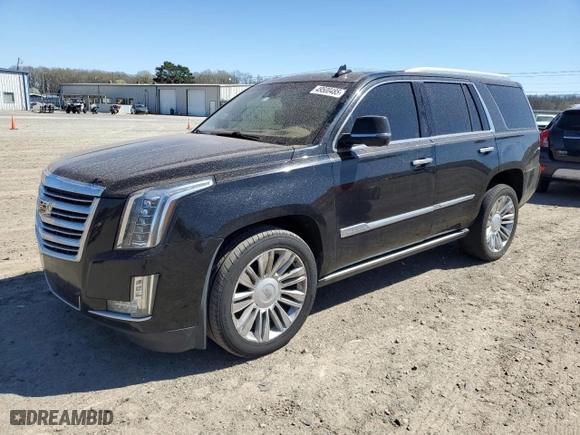 2016 Cadillac Escalade Platinum with VIN 1GYS3DKJ0GR191240, listed as a Copart auction lot 49500485 with 221,231 mi miles and Clean Title. Bid and sale history available at carsss.com. Image 1.